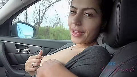 Audrey Royal - You Just Had To Pull Over To Give Her A Creampie With Audrey Charlize