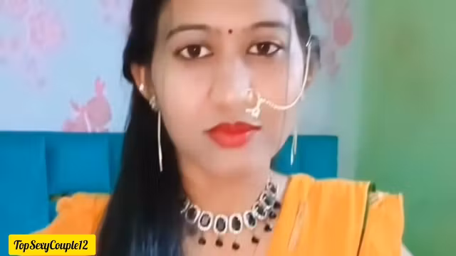 Desi Indian Bhabhi In Yellow Saree Looking Hot And Sexy