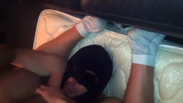Self-suck and Jerk-off in Mouth