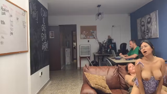 My Friends Get Fucked In My Office