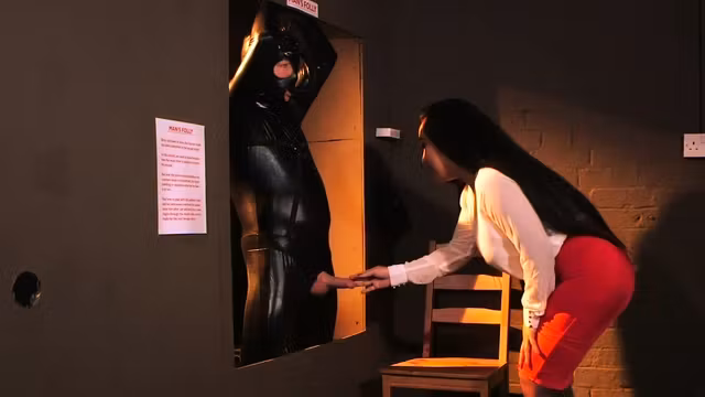 Euro CFNM milfs jerking off submissive guy