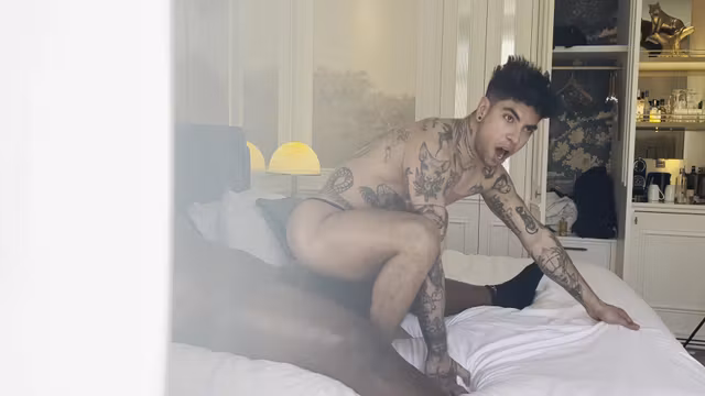 Caught Stepdaddy Black Fucking Sexy Tatted Man