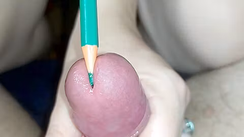 Colour Pencils Uretra Insertions After Pussy - Teaser Video