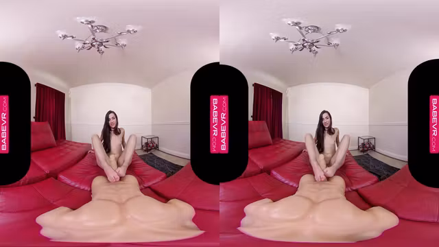 Petite Teen 18+ Plays For And With You With Virtual Reality And Georgia Jones