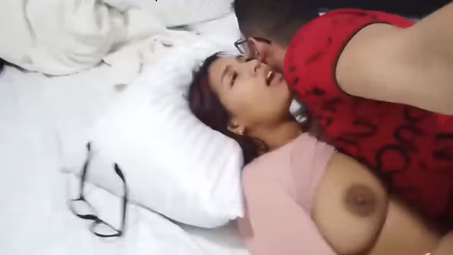 18 Year Old Brunette Big Saggy Tits From New York United States Fucking Her Stepbrothers Big Dick