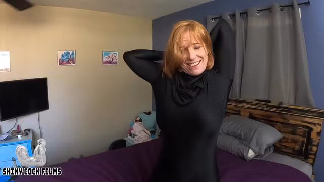 Stepmoms Zentai Trick With Jane Cane