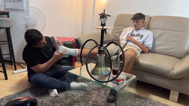 Master pablo feet socks serving