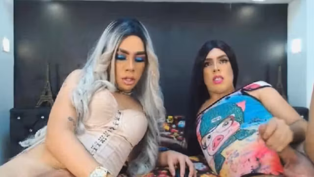 Couple Shemale Whores Fucked And Sucked Hard Cock