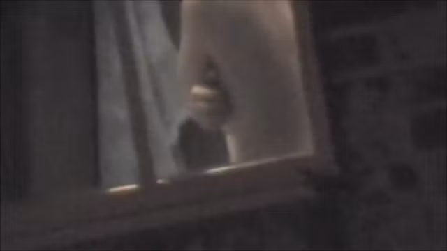 Raunchy window pics of the hot round titties