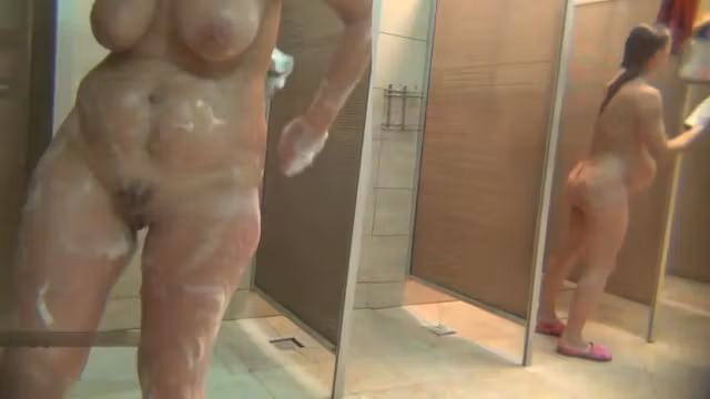 matures in shower