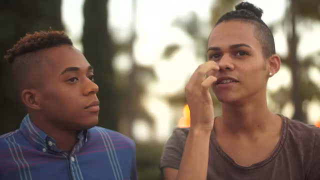 Toned twink Marcell Tykes takes hung boyfriend Adrian Kelley bareback