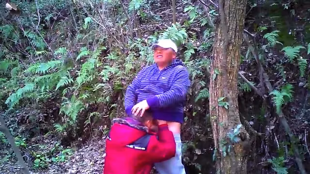 Amateur Asian not daddies outdoors