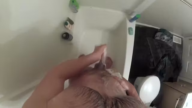 my shower this morning 2