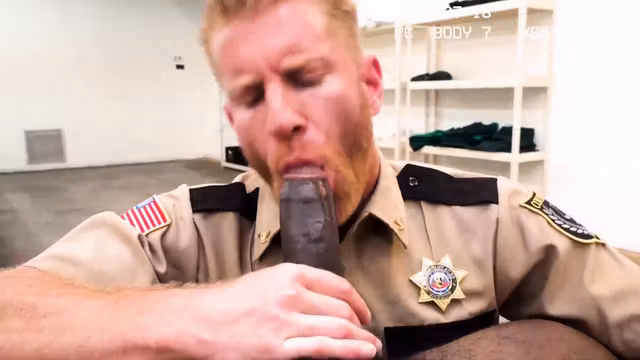 Gay police sex video and erotic male cop After we had
