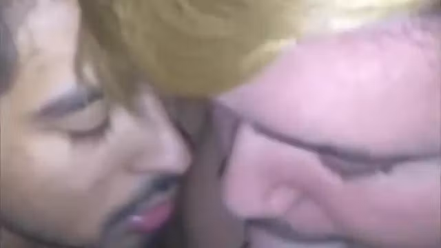 Lucifer Angel and Alezgi Cage suck huge white dick