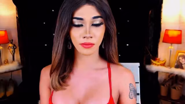 Cock Jeks off Hot Shemale Licks Cum