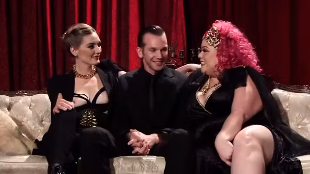 April Flores and Mona Wales With Sub Guy