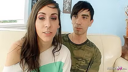 Real Teen 18+ Couple 18 Pickup And Seduce To First Anal Sex For Her At Casting