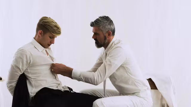 Teen Boy Tied Up And Barebacked By Mature Priest