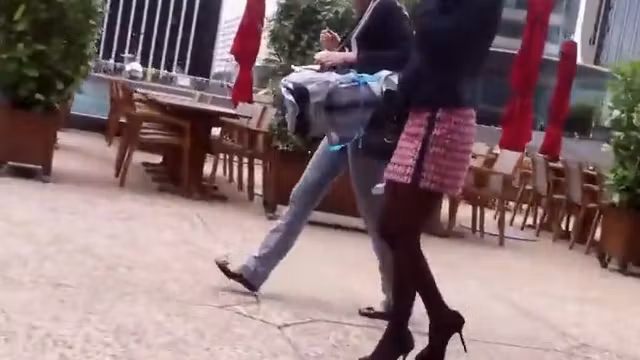 Rookie follows a business lady