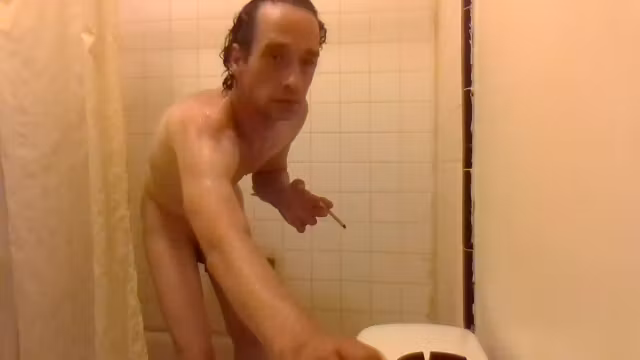 Shaving Face And Showering Before Starting My Day
