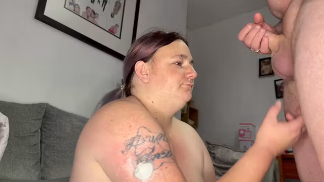 Cum Slut Takes Huge Facial!