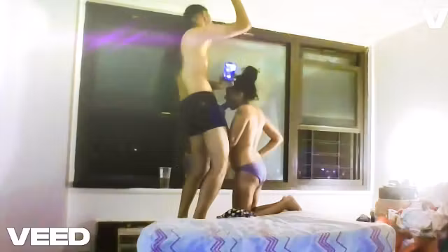 Right At The Window Blowjob The Neighbors In New York
