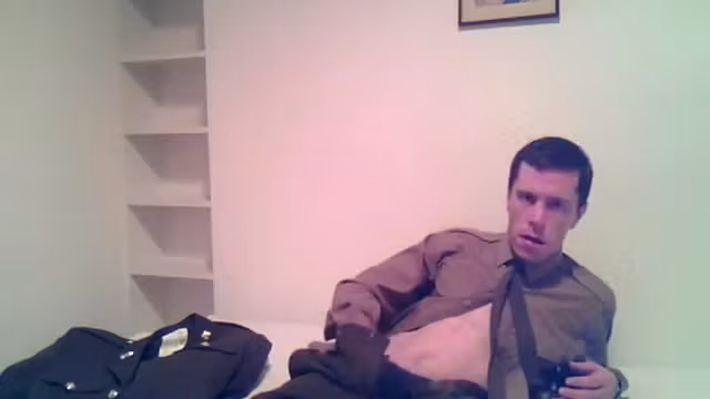 Military man homemade masturbation video