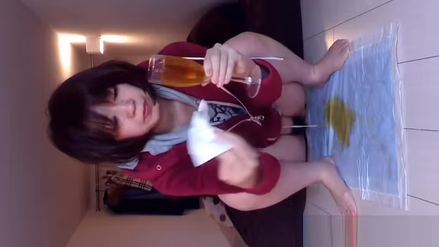 Japanese ho collects pee