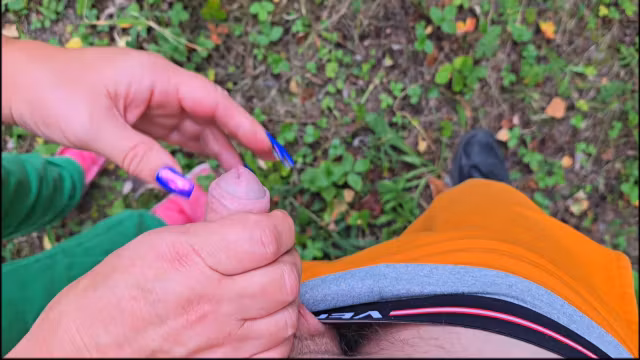 The Stepmother Holds Her Stepsons Cock While He Pees On Her Hand