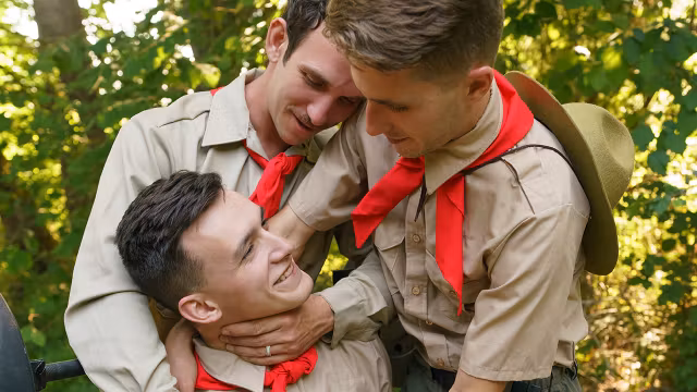 Getting Physical With The Scout Masters - BoysAtCamp