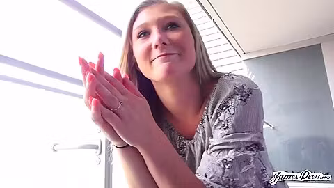 Ash-blonde Teenage 18+ April Aniston Luvs A Raunchy Assfuck Shagging