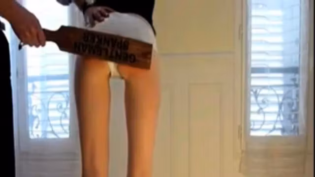 my paddle meets Lynn's perfect ass