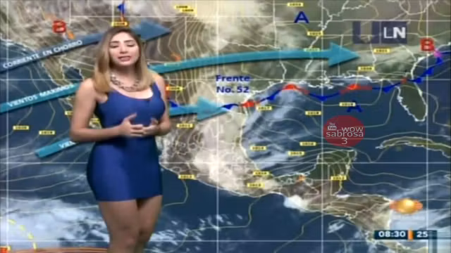 She's the hottest of all weather girls!