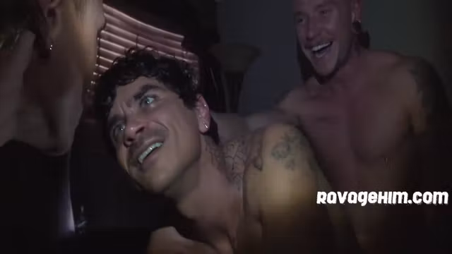 Greyson Lane, Johnny Moon And Colt Spence In Groups Goal Is To Unload In One Twink