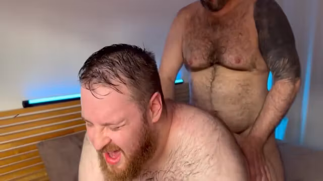 Stepdaddy Bear Fucks My Ass Bareback ( ) With Gay Porn