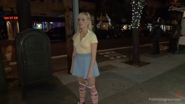 Innocent girl next door defiled in public