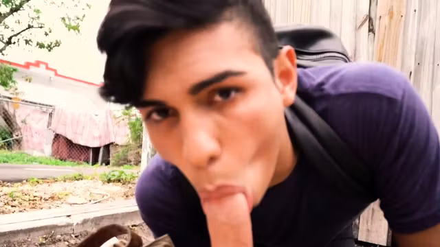 Barebacked teen latino