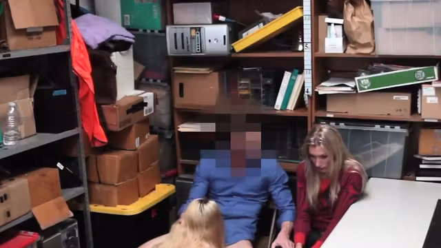 Shy teen drilled by security guard