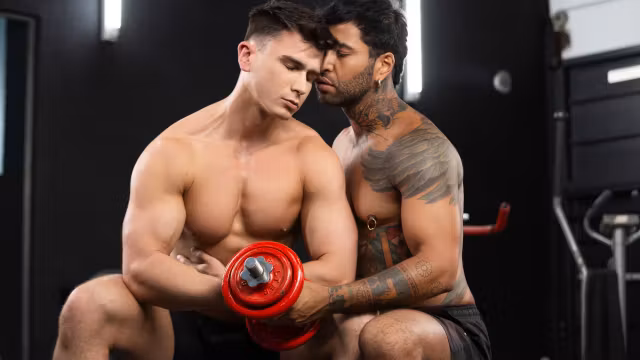 Hard and Pumped Part 3 Scene Poster on men with Mister Deep Voice, Babylon Prince