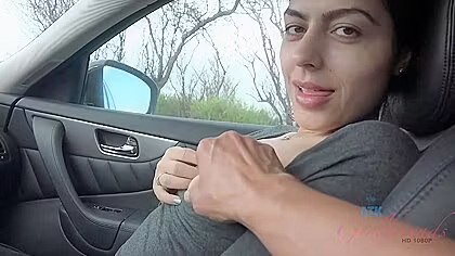 Audrey Royal In You Just Had To Pull Over To Give Her A Creampie