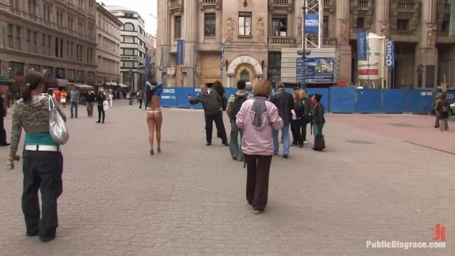 Tied Up In The Streets And Fucked In A Bar - PublicDisgrace