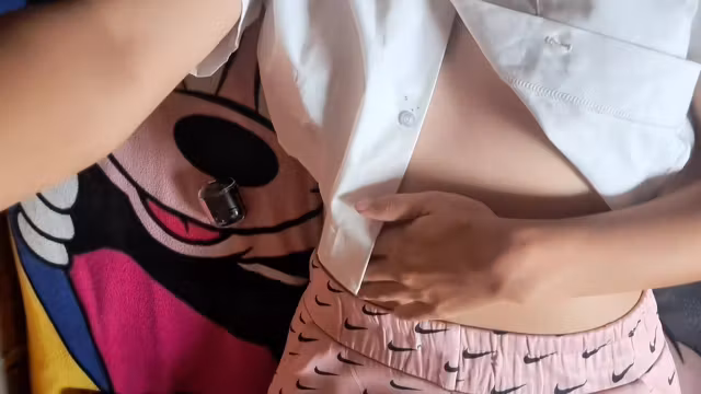 Colombian Touches And Masturbates In Front Of Her Stepfather