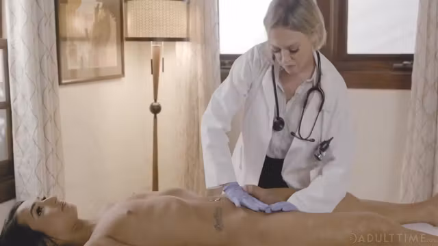 Milf Doctor Conducts Intimate Examination On Khloe Kays Trans Cock