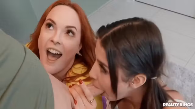 Kylie Rocket And Summer Harts Double Blowjob Dirt By