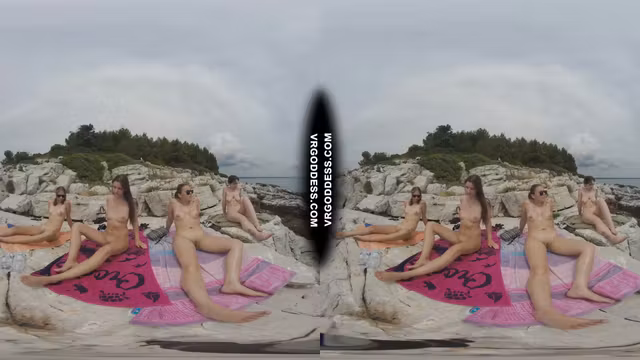 Bombshell Nude Beach Babe Rebeka Ruby Masturbates With Dildo Risky Public Jilling Friends Sunbathing