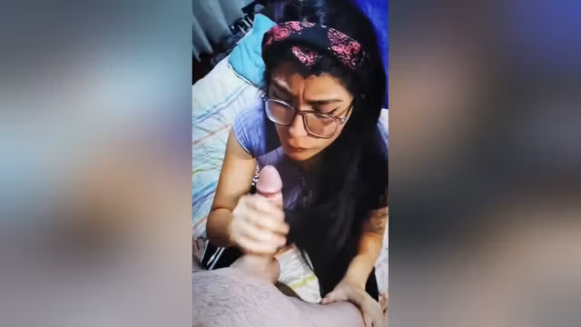Extreme Blowjob And Cum In Her Long Hair