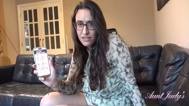 Kitty Katt And Aunt Judys - Your Busty Landlady Ms Catches You Watching Milf Porn (pov)