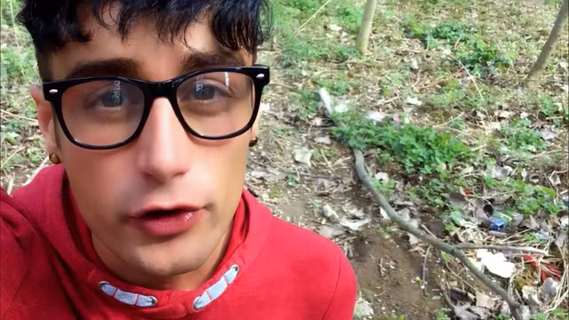 Latino With Glasses Sucks Cock Outdoor And Swallows Cum Pov