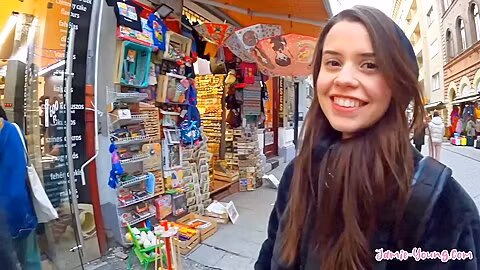 Cute Petite Girl Rides Big Cock! Budapest Sex Vlog